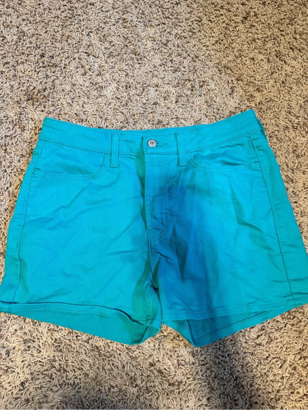 Old Navy Teal Women’s Casual Bermuda Shorts